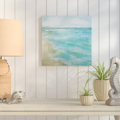 « doucement marées », reproduction sur toile