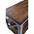 Weston Modular Solid Wood Steel Writing Desk