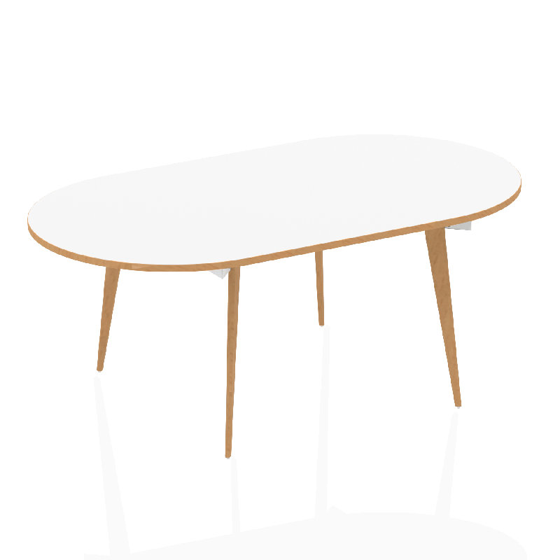 Vicenta Oval Conference Table, 75cm H x 240cm L x 100cm D