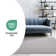 Dimassino Machine Made Power Loom Shag Polyester Area Rug in Grey