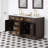 Chestnut 60" Carrara White Marble Countertop Bath Vanity with Mirror-1605341588