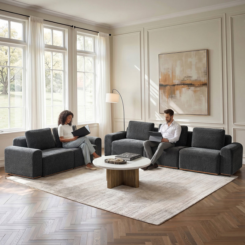 Eivind Sofia Sectional Sofa, Grey