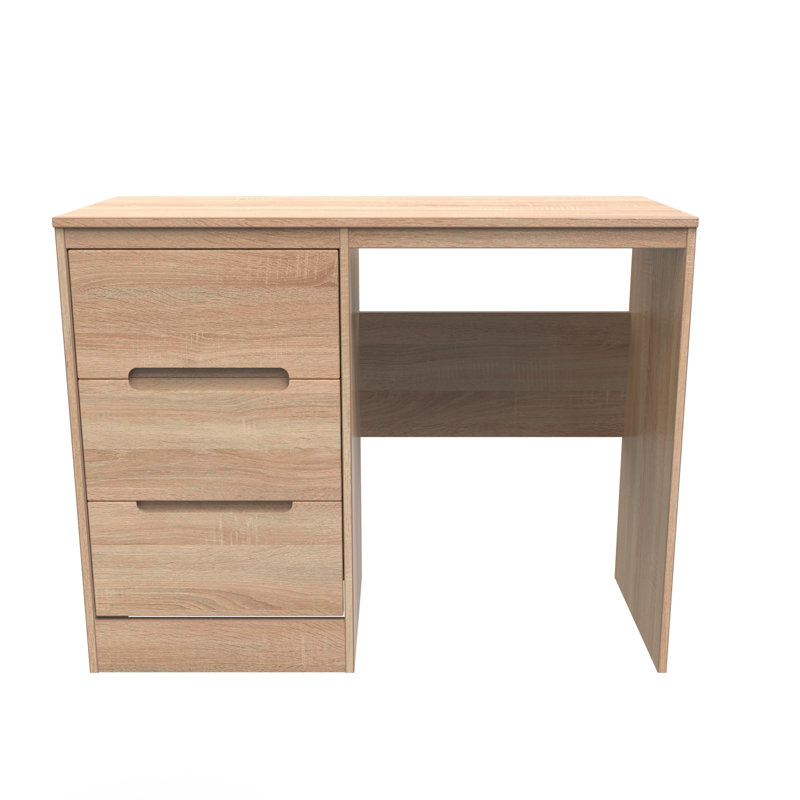 Fully Assembled Grety Dressing Table, Bardolino Oak