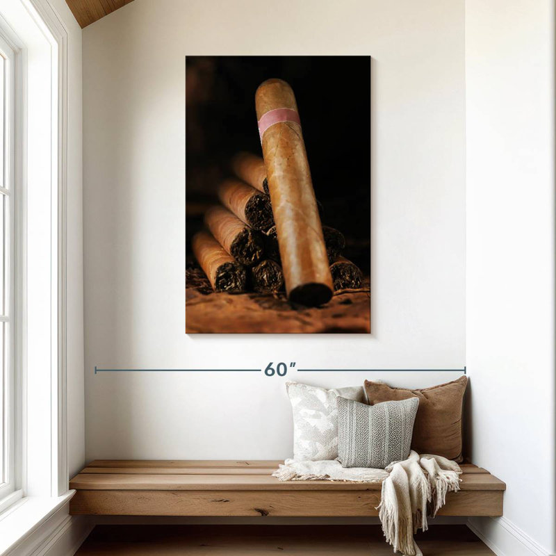 Senne Stacked Cuban Cigars, 45" H x 30" W