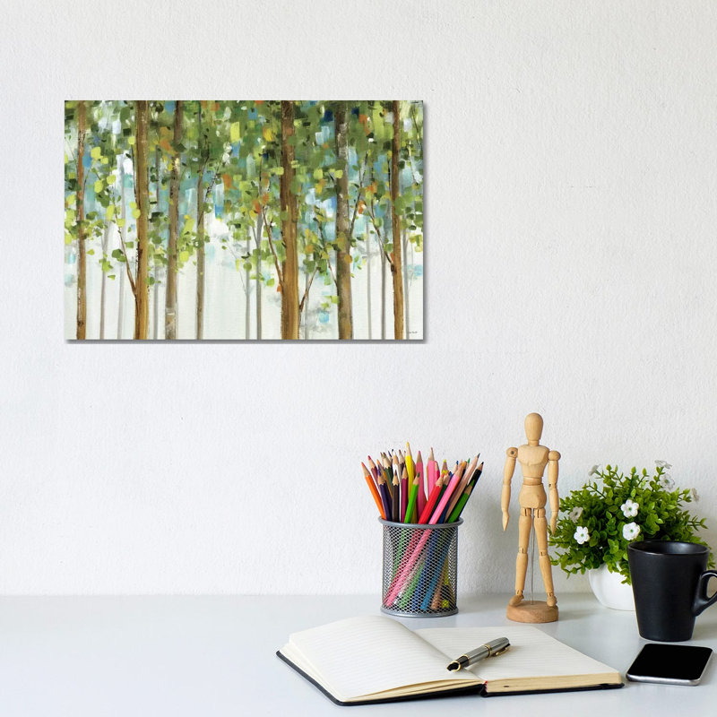 Forest Study I Crop by Lisa Audit - Painting on Canvas, 152.5 cm H x 101.5 cm W x 3.175 cm D, Wrapped Canvas