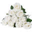 60 pièces bouquet de fleurs artificielles avec 5 pétales et tiges flexibles pour Noël et décoration de maison