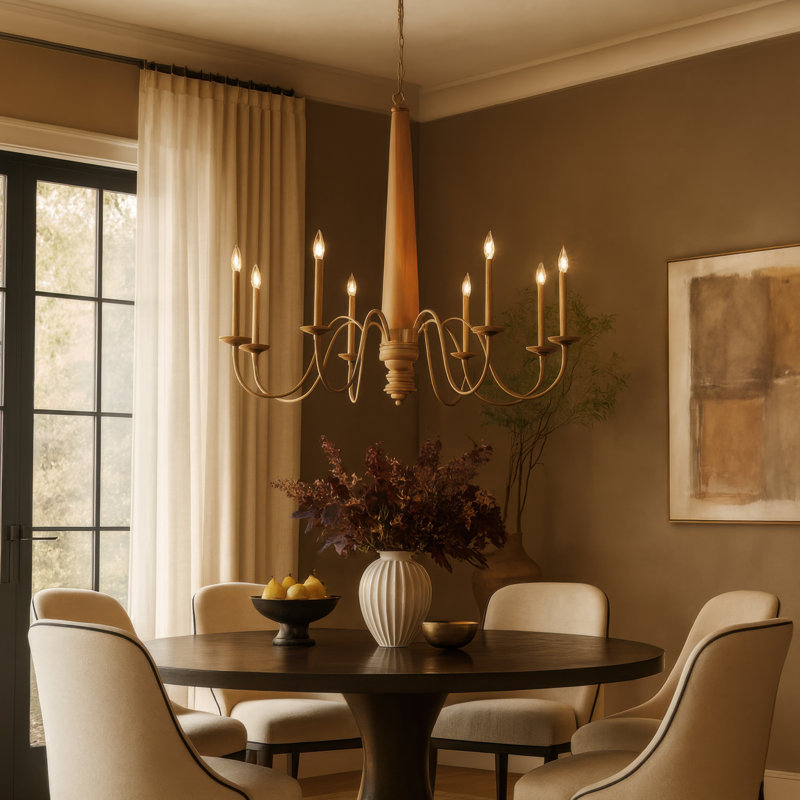 Souper au lustre - Bronze Héritage - l 48 po x H 42 po