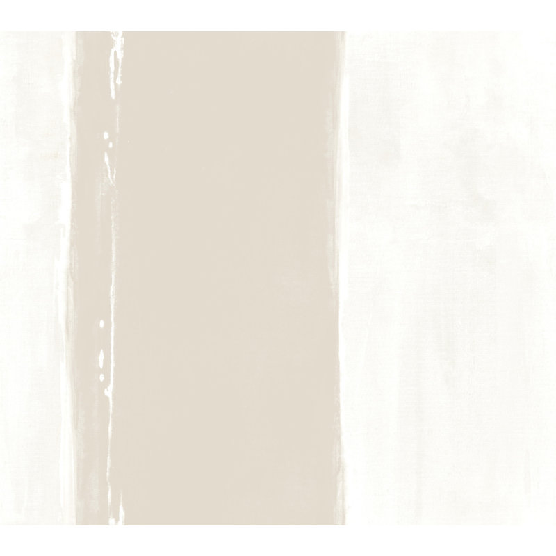 Striped Wallpaper Double Roll, Natural