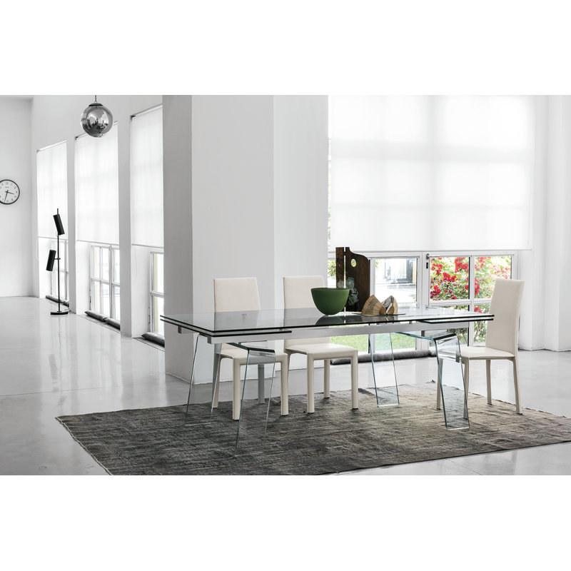Parris Glass Top Dining Table