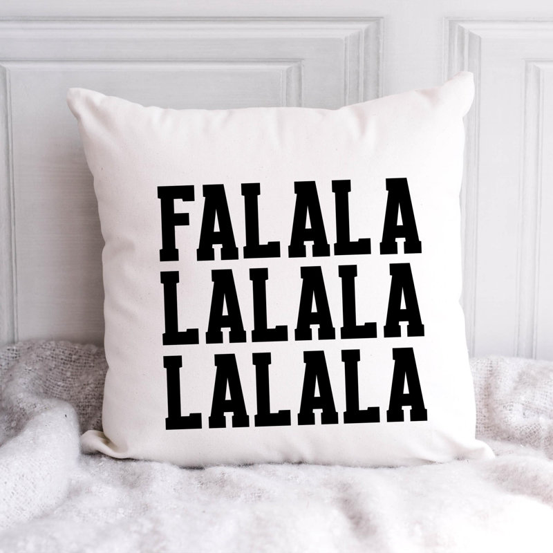 Christmas_Black-12 Reversible Throw Pillow, 14" x 14"