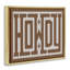 «Mosaic Style Howdy», art mural encadré sur toile flottante-1090839798-1090839802