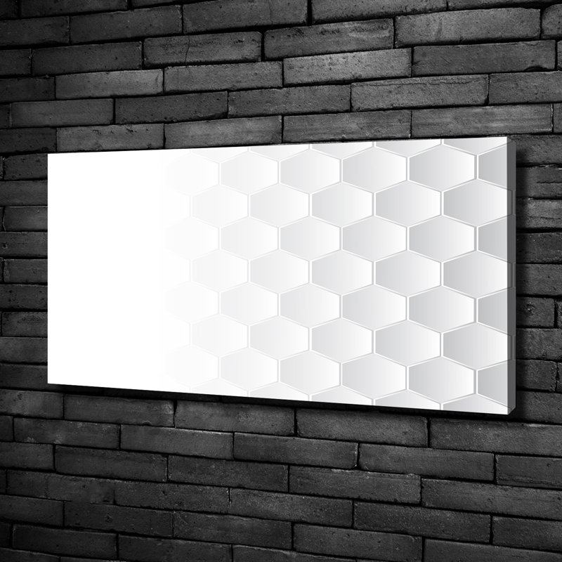 Hexagons Background - No Frame Print on Canvas