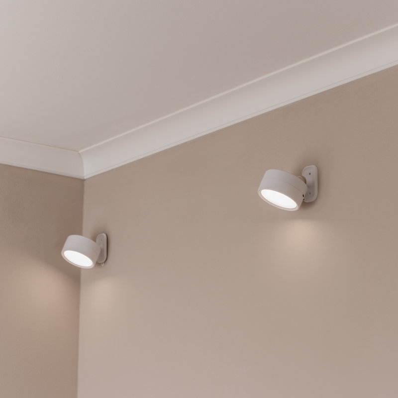 Sobhi Plastic LED Spotlight, White