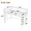 Lit mezzanine robuste en métal avec double échelle et conception peu encombrante-699112372