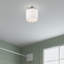 Livex Lighting, 41094-91, Meridian, Semi-Flish, 1 lumière, nickel brossé-75142554-75142557