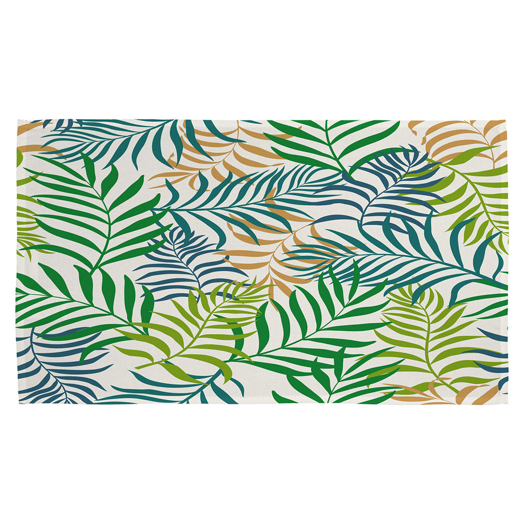 Duccio Tropical Palm Leaves Tea Towel
