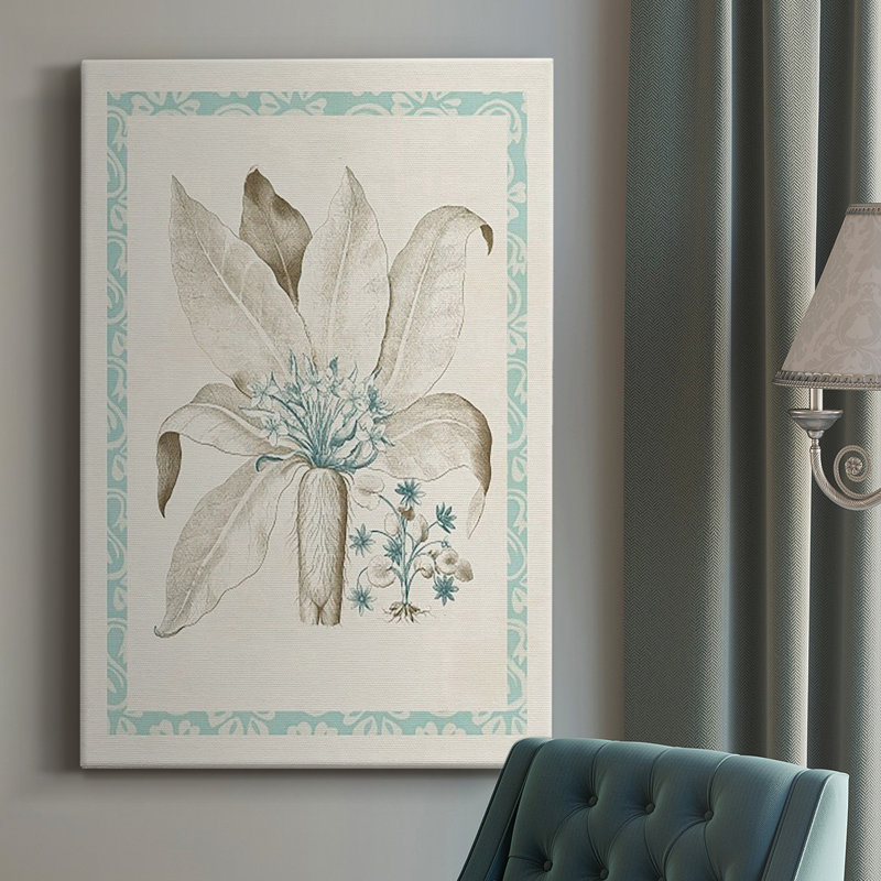 Saule bleu Besler V sur toile, H 18 po x l 12 po x P 1 po