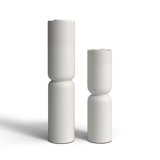 2 Piece Wood Tabletop Pillar Set