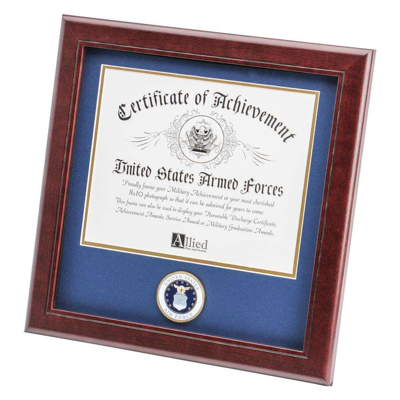 Cadre photo médaillon certificate Chyna, U.S. Air Force