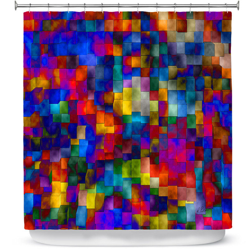 Geometric Shower Curtain
