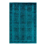 Overyed One-of-a-Kind Rectangle 6'2" X 9' Hand Knotted Area Rug
