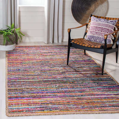 Naveen Hand Woven Cotton And Jute Abstract Rug