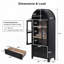 Armoire de cuisine avec 2 grands tiroirs, tablettes réglables-1432669544