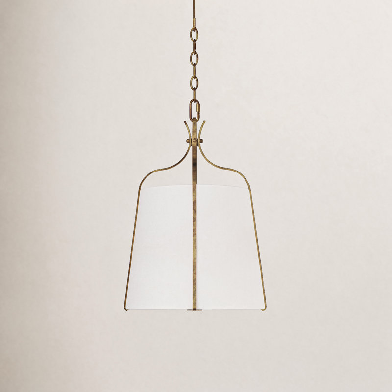 Leander 1 - Light Pendant, Antique Gild, 19.63" H x 14.25" W x 14.25" D