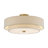 Ashani 5 Light Antique Gold Leaf Extra Large Semi-flush