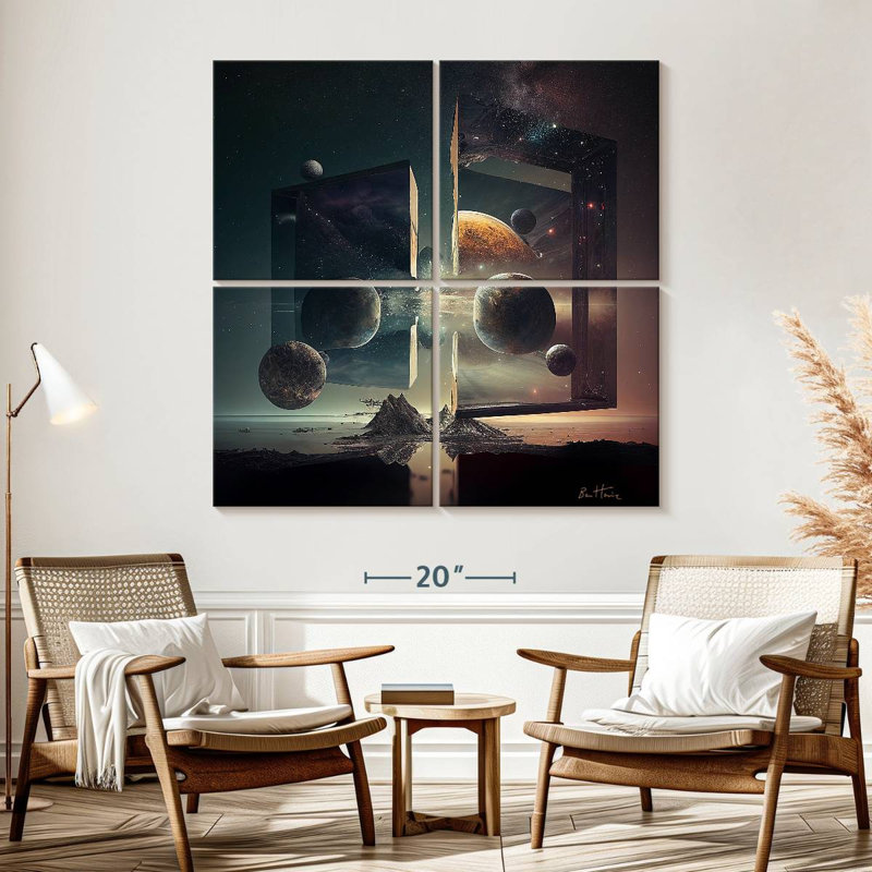 Kelan Multiverses, 57" H x 57" W