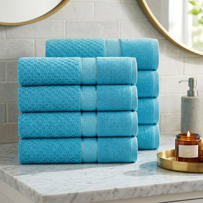Collection de serviettes texturées 100% coton Mulaayam