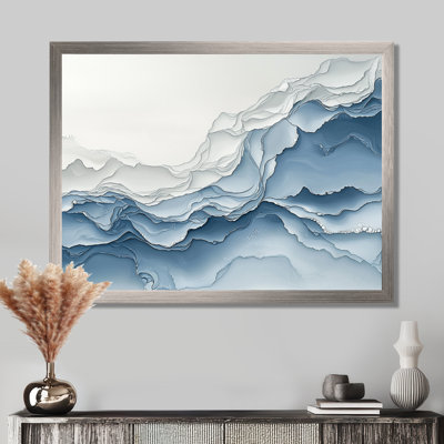 Luminous Aura Marble - impression abstraite murale en marbre