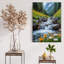 Art mural en verre trempé Mountain Stream-570716220