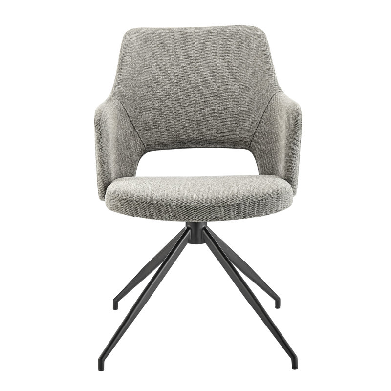 Chaise rembourrée Shelter, Gris anthracite