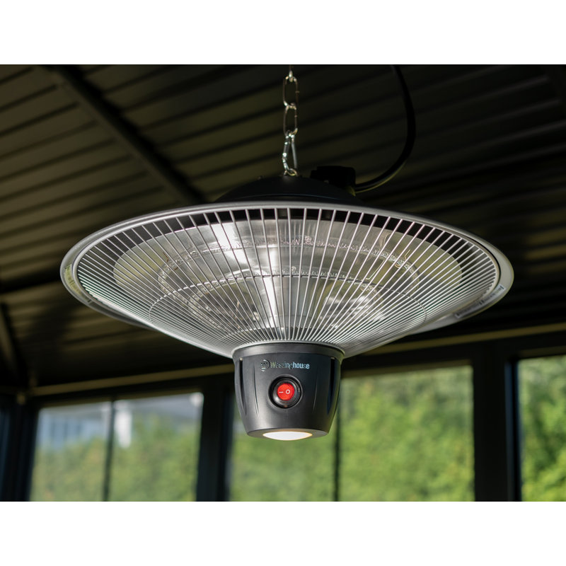 Chauffe-terrasse électrique suspendu infrarouge 1500 Watts