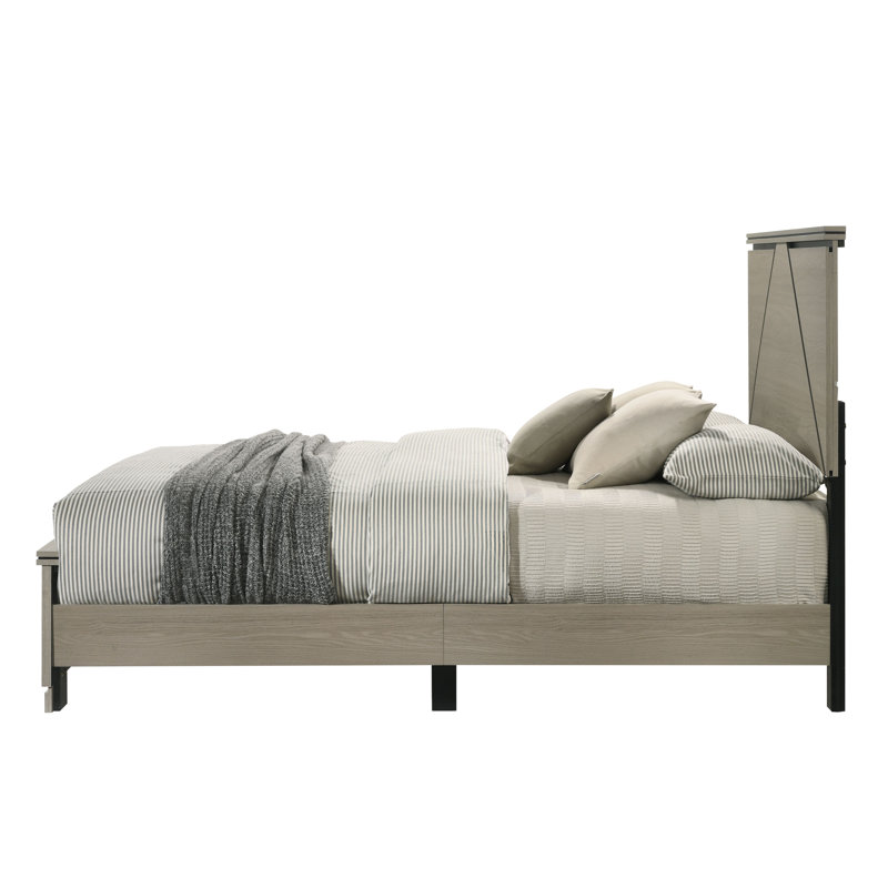  Grider Standard Bed, King, Weathered Gray 1