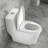 Logmey 1.6 Gallons GPF Elongated Comfort Height Floor Mounted One Piece Toilets (Seat Included)