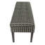 Banc rembourré ikat Terese