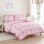 ALEX + BELLA Unicorn Parade Pink Reversible Microfiber Quilt Set