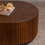 Ensemble de 2 tables basses gigognes rondes Handcraft