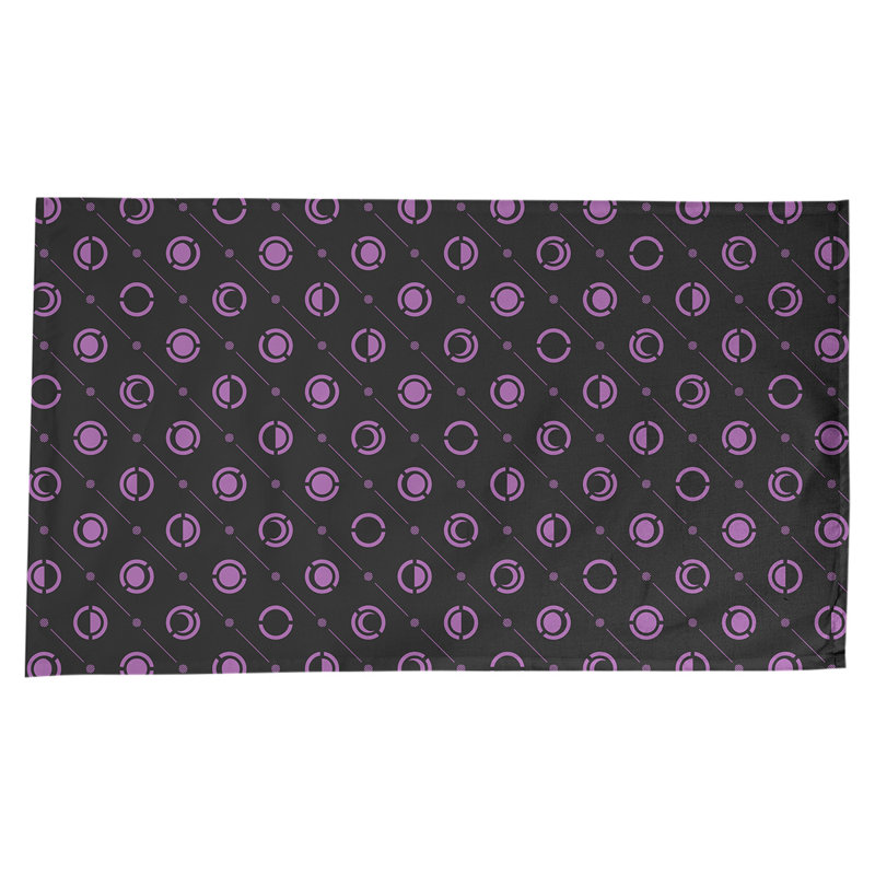 Nappe des phases de lune classiques, Noir / Violet