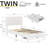 Set Of 2 Twin Size Storage Beds Frame With Adjustable Velvet Upholstered Headboards And Under-Bed Storage Drawers Wood Platform Bed-1528178765