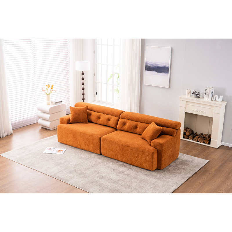 Orange avec des lignes élégantes pour un look élégant, Orange