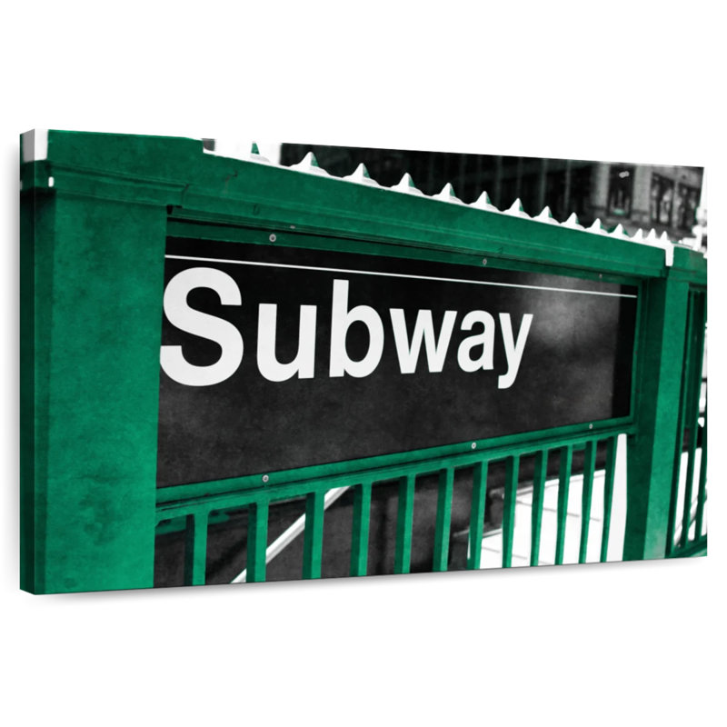 Mehar Subway Sign, 16" H x 24" W