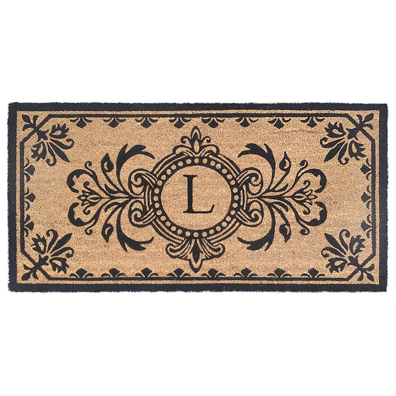 Schuster Personalizable Non-Slip Outdoor Doormat, L, Rectangle 20" W x 40" L