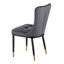 Chaise Parsons rembourrée et revêtue de velours-1346321218