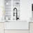 Edison 19" H 1-handle Pull-Down 2-Function Sprayer Touchless Kitchen Faucet-68838175