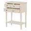 Console étroite, canapé mince avec trois tiroirs de rangement et tablette inférieure pour une élégance compacte-974330890