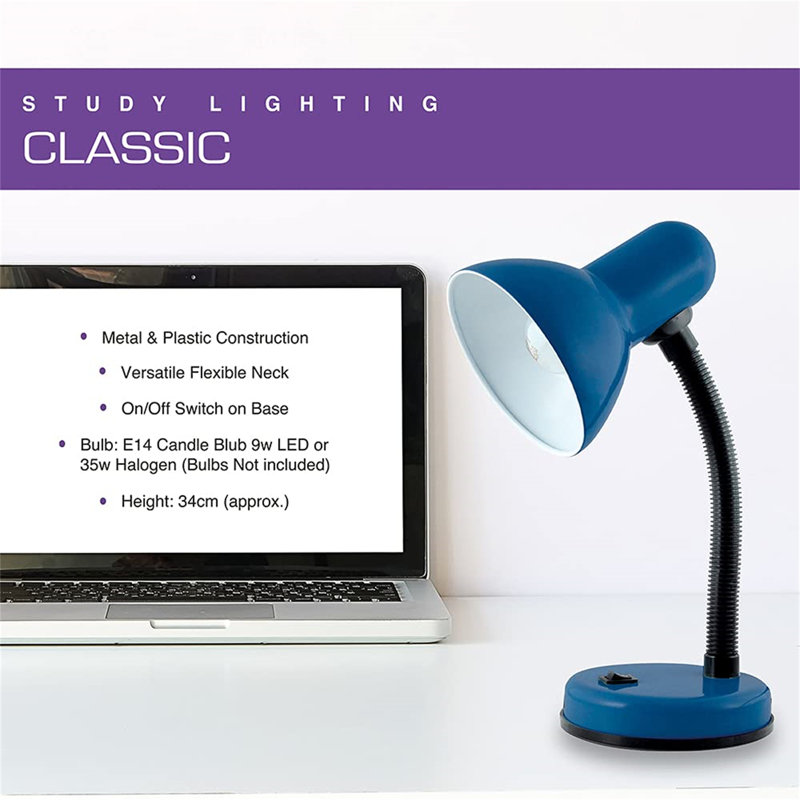 Artemiza Arched Lamp, Blue