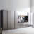 Stylish Metallic Gray Wall Mounted Garage Cabinet - Extra Deep Storage, Heat & Water , Soft Closing Storage In With Stain Surface